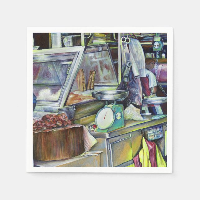 Where's the Fish Head Curry? Singapore Napkin (Front)