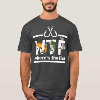 Wheres The Fish  Love Fishing Premium  T-Shirt