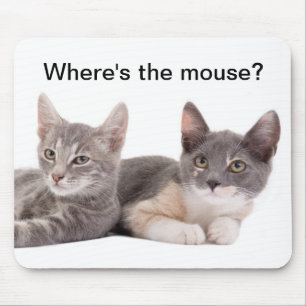 Where's the mouse? Cute Mousepad