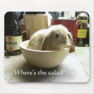 Where's the salad? mouse pad