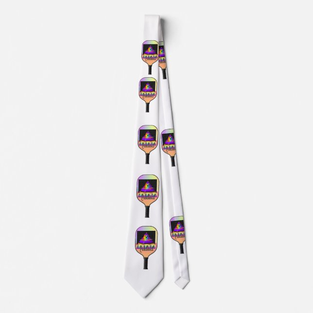 Where's The Sun Pickleball Paddle Neck Tie (Front)