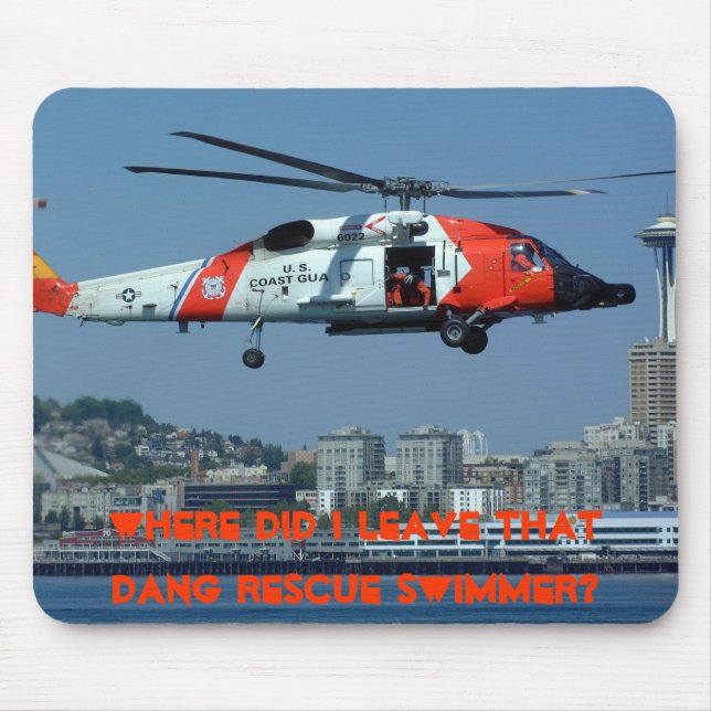 WHERE'S THE SWIMMER? MOUSE PAD (Front)