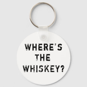 Where's The Whiskey Key Ring