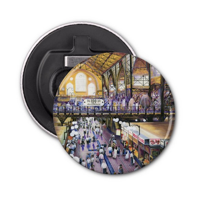 Where's the Women's Water Closet? Budapest Bottle Opener (Front)