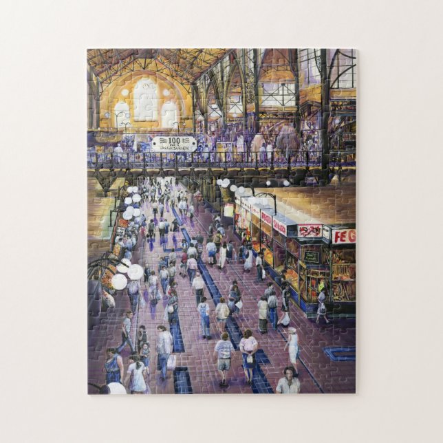 Where's the Women's Water Closet? Budapest Jigsaw Puzzle (Vertical)