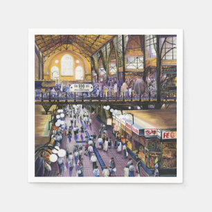 Where's the Women's Water Closet? Budapest Napkin