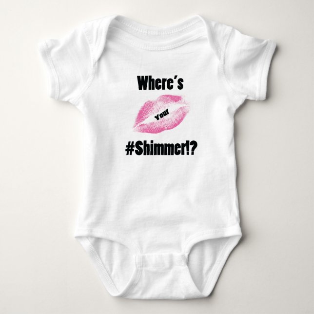 "Where's Your Shimmer" Collection - Baseball Tee (Front)