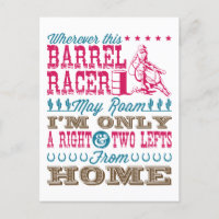 Wherever This Barrel Racer May Roam Barrel Racing