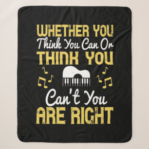Whether You Think You Can Or Think You Can'T Sherpa Blanket