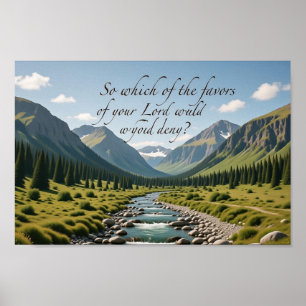 Which Favors Will You Deny?   Landscape Print