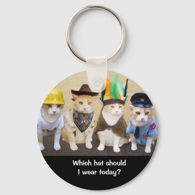 Which Hat? Key Ring (Front)