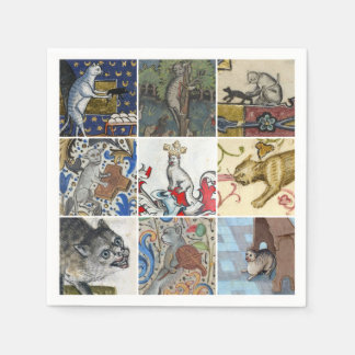 Which Mediaeval Cat Are You Today? Napkin