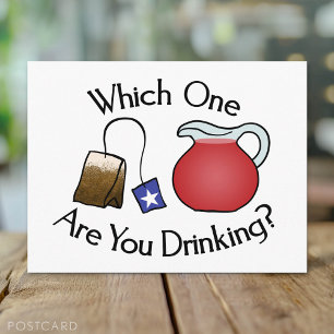Which One Are You Drinking? Postcard