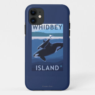 Whidbey Island, WashingtonOrca and Calf iPhone 11 Case