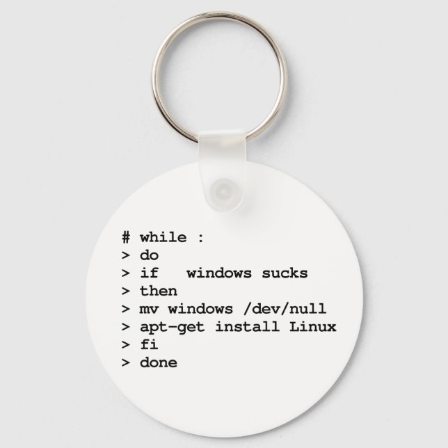 while : do key ring (Front)