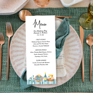 While in Italy Menu Wedding