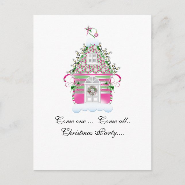 Whimiscal Christmas House invite (Front)