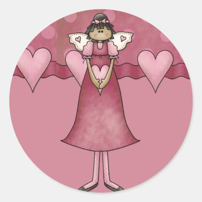 Whimiscal Stickers :: Angel Heart Design (Front)