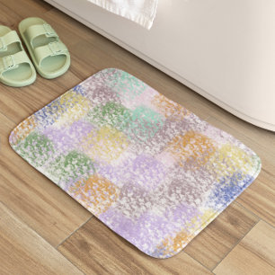 Whimsical Abstract  Bath Mat