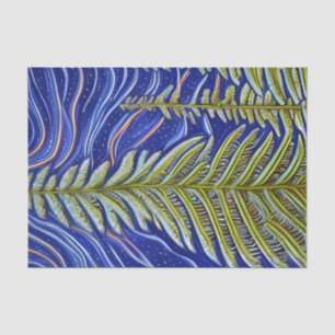 Whimsical Abstract Evergreens Tissue Paper