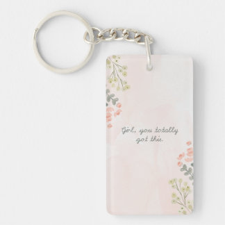 Whimsical Acrylic Keychain 