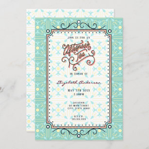 Whimsical Afternoon Tea Party Invitation