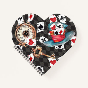 Whimsical Alice in Wonderland Laptop Cover Notebook