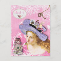 Whimsical Alice in Wonderland Sweet 16 Tea Party