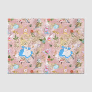 Whimsical Alice's Adventures in Wonderland Fun Tissue Paper