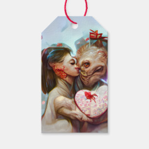 Whimsical Alien Romance Gift Tags