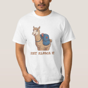 Whimsical Alpaca Designs for Animal Fans T-Shirt