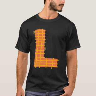 Whimsical Alphabet Letter-L Typography Character-L T-Shirt