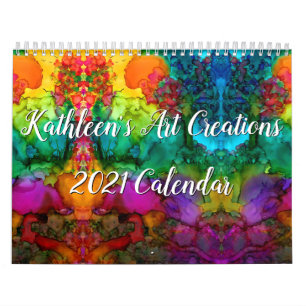 Whimsical and Colourful Animals 2021 Calendar