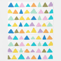 Whimsical and Cute Triangle Pattern | Colourful