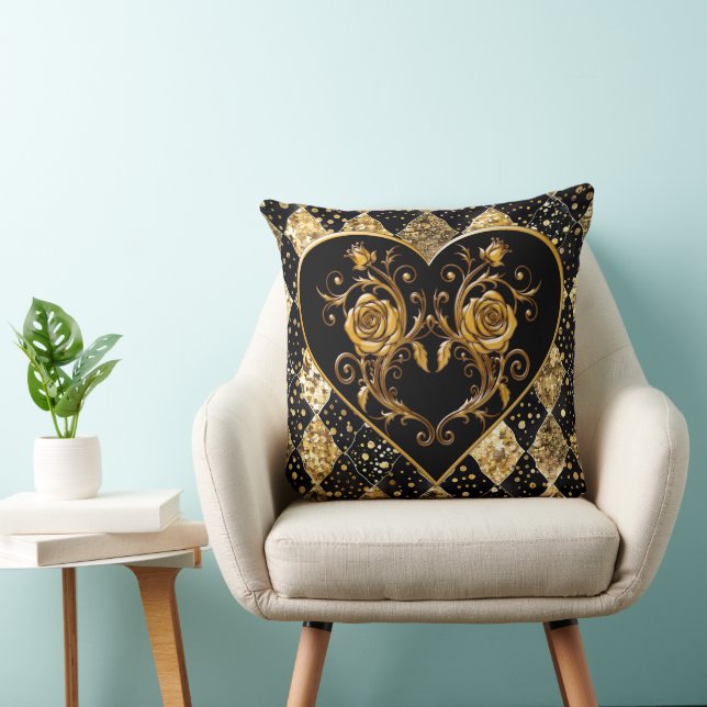 Whimsical and Elegant Goth  Cushion (Chair)