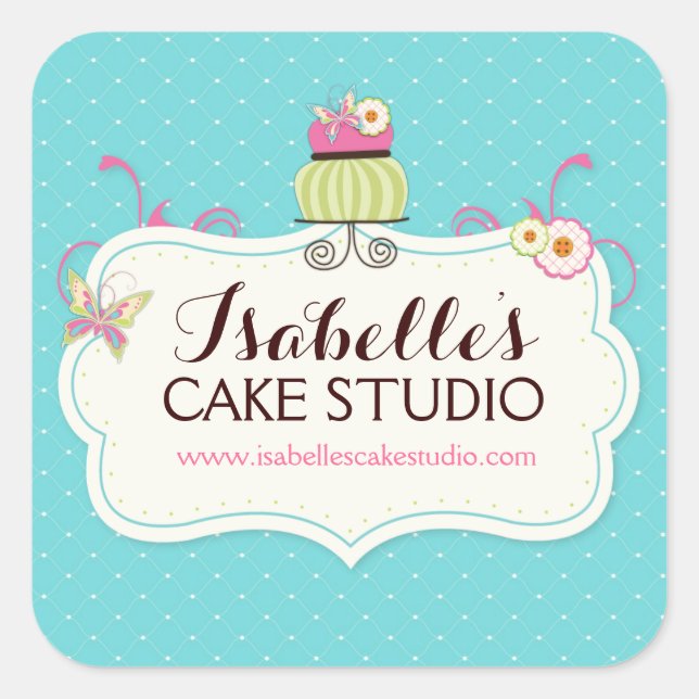 Whimsical and Fun Cake Labels (Front)