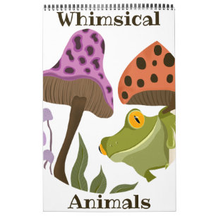 Whimsical Animals Calendar 2025