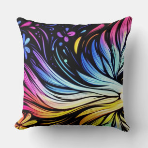 Whimsical Art on a Large 20x20 Sofa, Chair or Bed Cushion