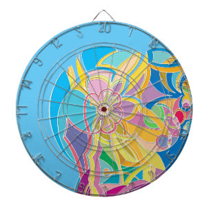 Whimsical Artwork Dartboard