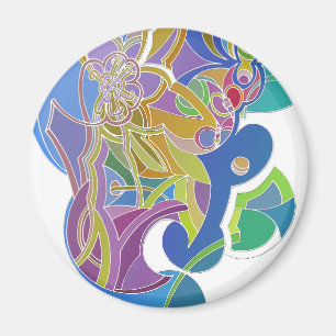 Whimsical Artwork Magnet