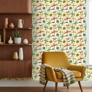 Whimsical Atomic Era Seamless Pattern #7 ID1224 Wallpaper