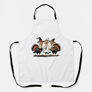 Whimsical Autumn Patchwork Pumpkin  Cozy Fall Flor Apron