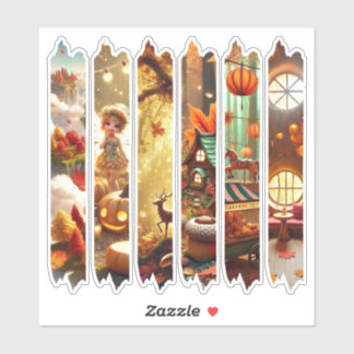Whimsical Autumnal Fantasy Washi Tape Scrapbook