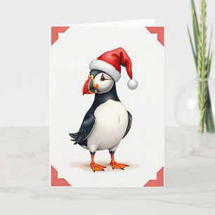 Whimsical Avian Holiday Card