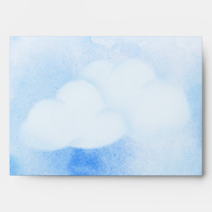 Whimsical Baby Shower, Baby Girl, Kitten Envelope