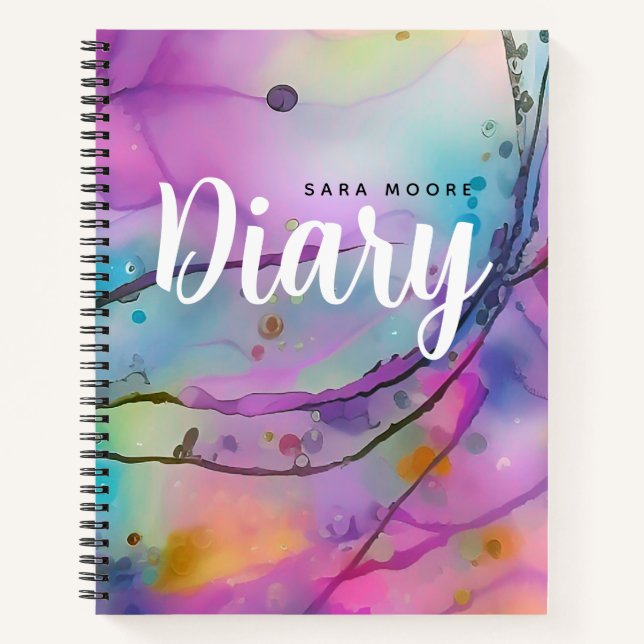 Whimsical Background Notebook (Front)