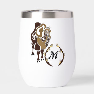 Whimsical Bactrian Camel Monogram