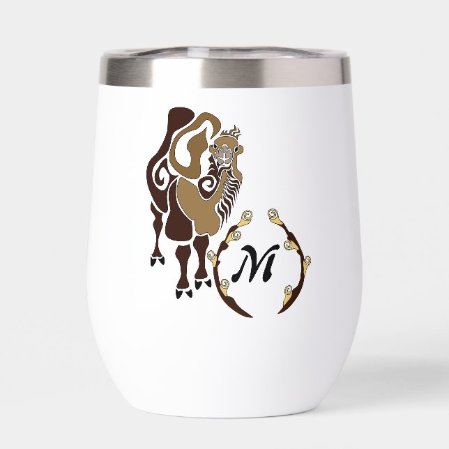 Whimsical Bactrian Camel Monogram (Back)