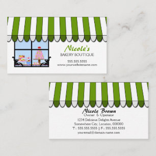 Whimsical Bakery Boutique / Shop Business Card