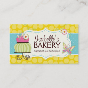 Whimsical Bakery Business Card